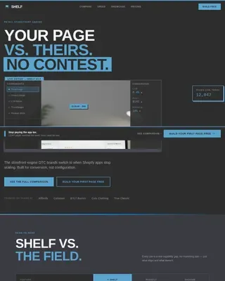 Retail Digital Presence Comparison Website Template