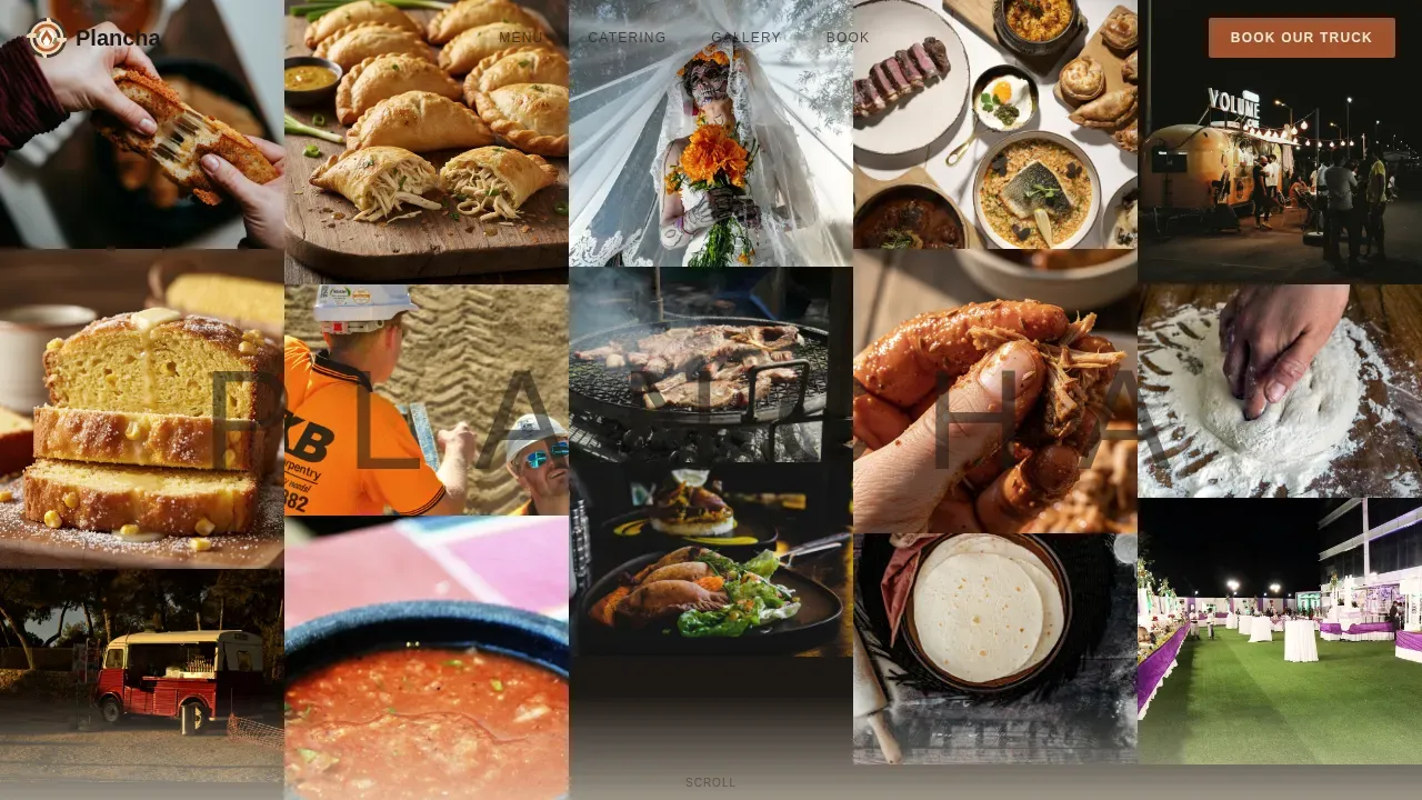 Chilean Food Truck Landing Page Template
