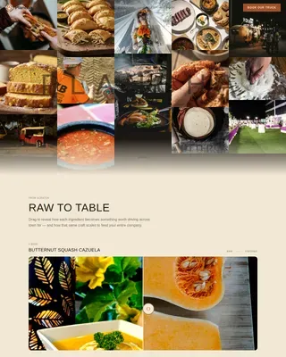 Chilean Food Truck Landing Page Template