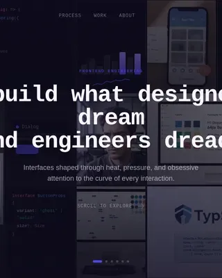 Boutique Developer Portfolio Landing Page Template