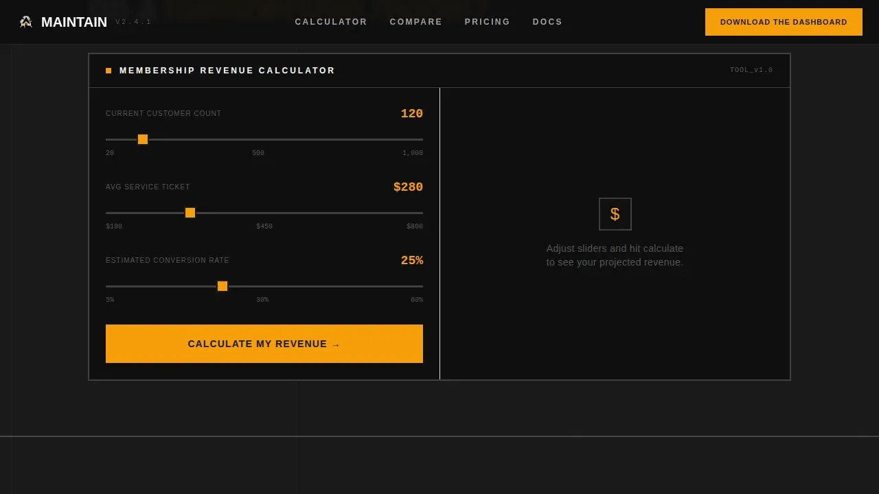 Bold Brutalist Membership Management Landing Page