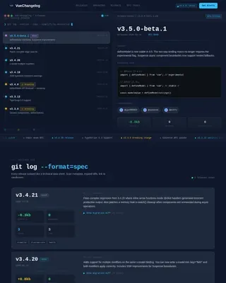 Vue Documentation | Free Website Template | Rocket