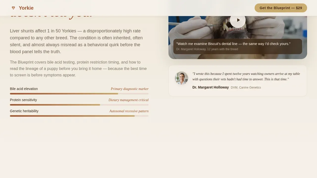 Health Genetics Blog Landing Page Template | Family First