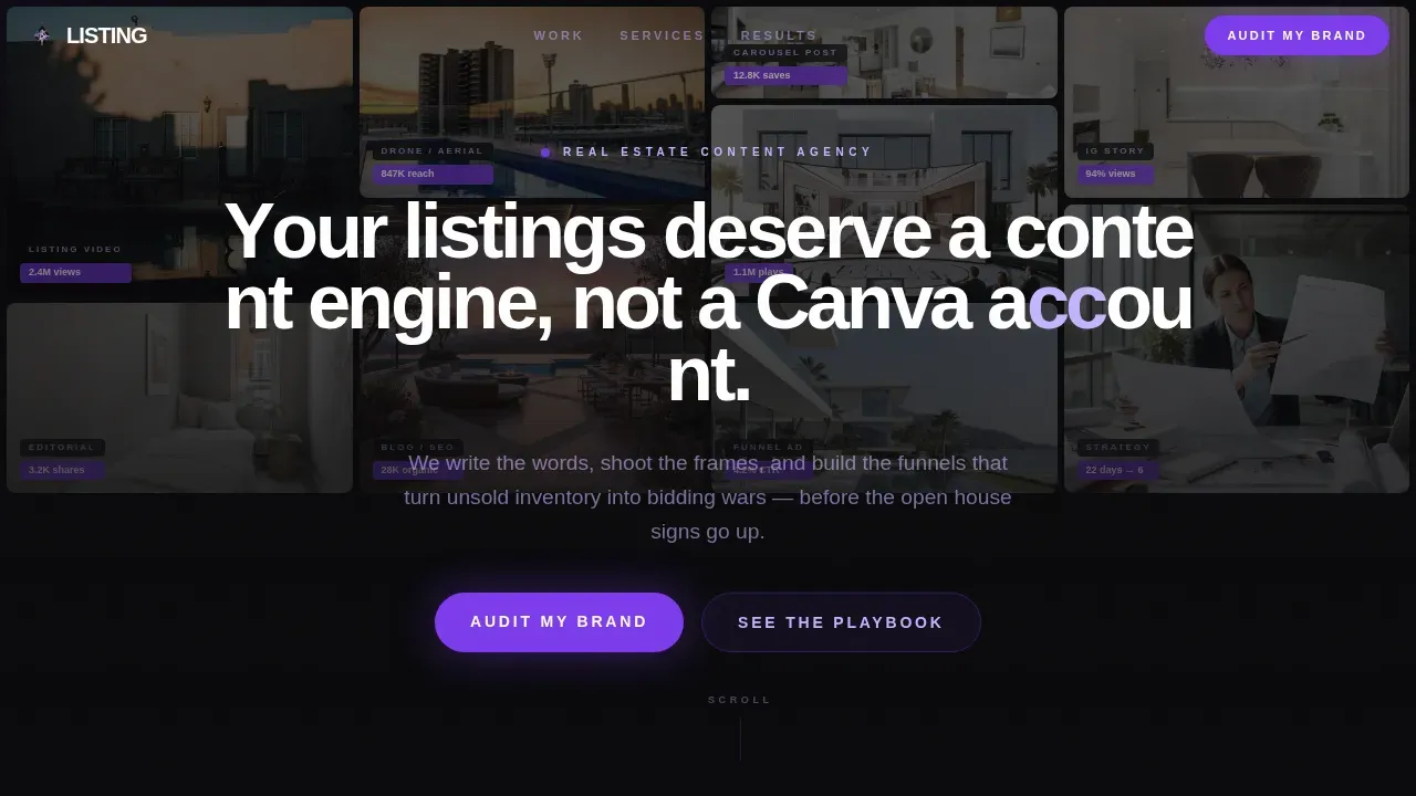 Premium Real Estate Marketing Landing Page Template