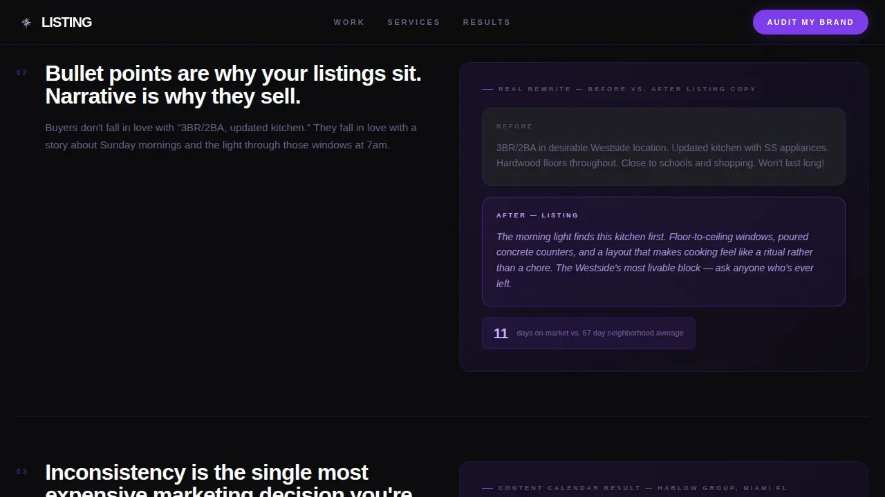 Premium Real Estate Marketing Landing Page Template