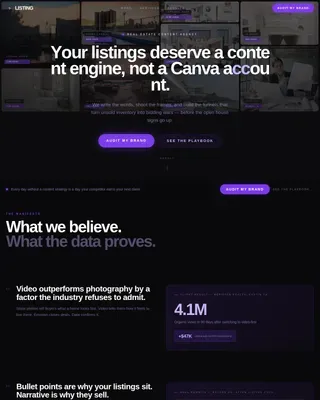 Premium Real Estate Marketing Landing Page Template