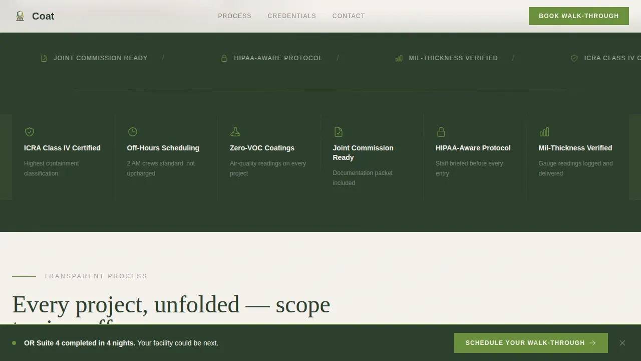 Complete Hospital & Clinic Construction Appointment Booking Website Template