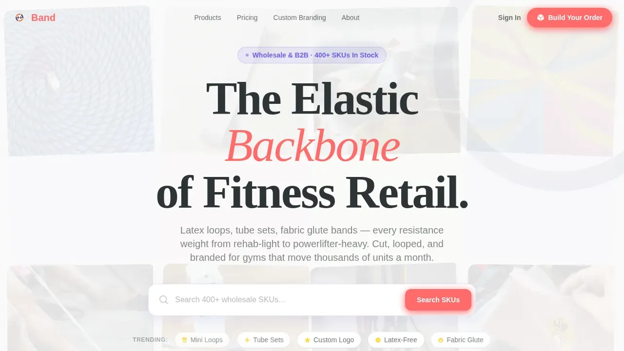 Dynamic Fitness Equipment Landing Page Template