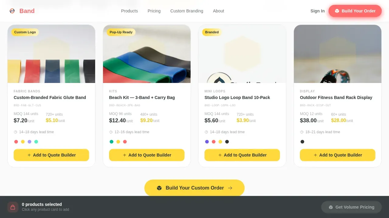 Dynamic Fitness Equipment Landing Page Template