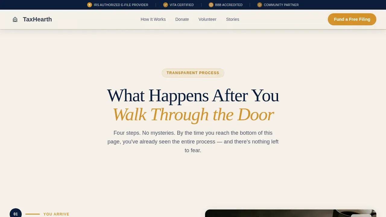 IRS Tax Office Landing Page Template