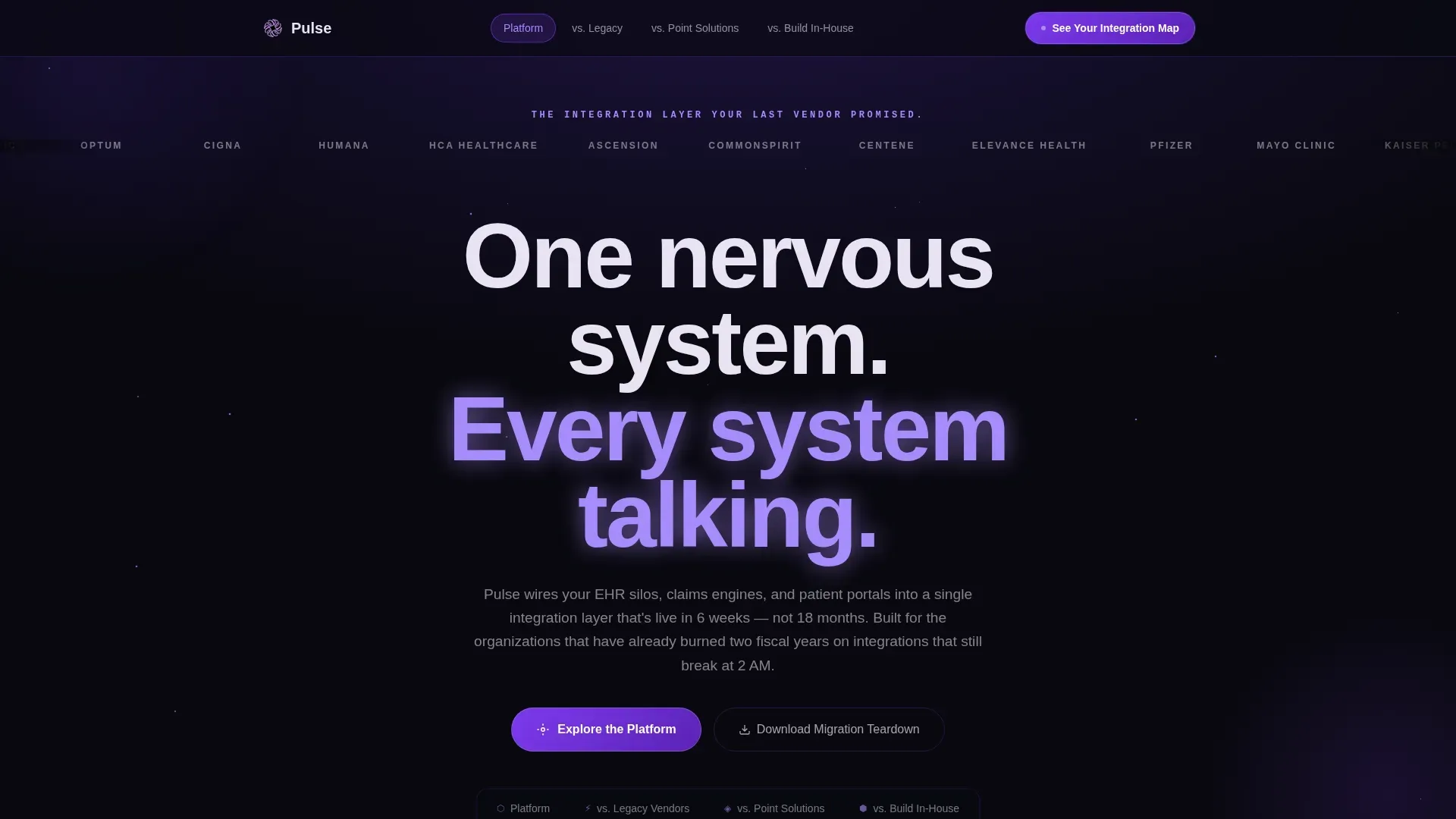 HealthTech Startup Professional Website Template