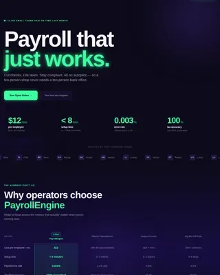 High-Velocity Small Business Hiring Landing Page Template