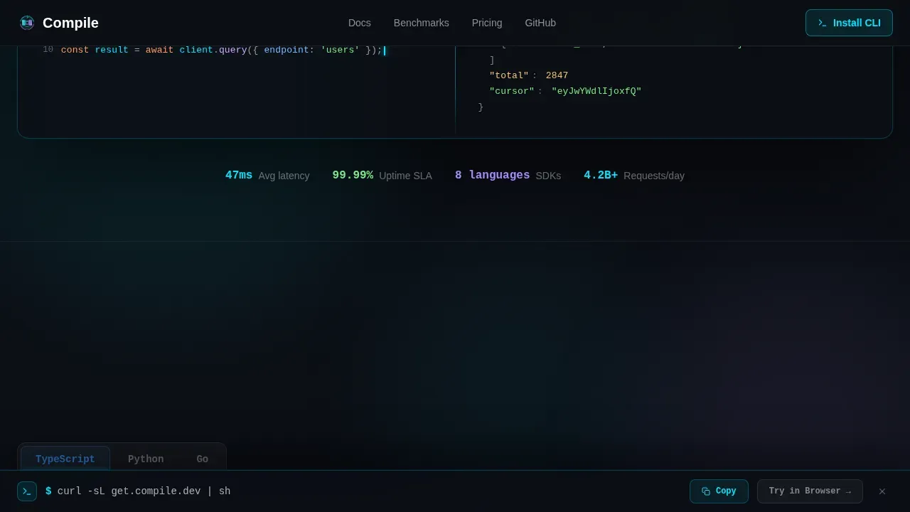 DevTools Startup Professional Website Template