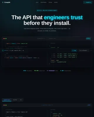 DevTools Startup Professional Website Template
