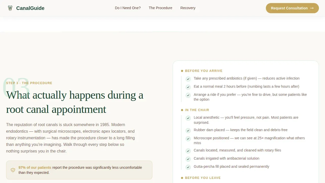Specialist Dental Clinic Professional Website Template