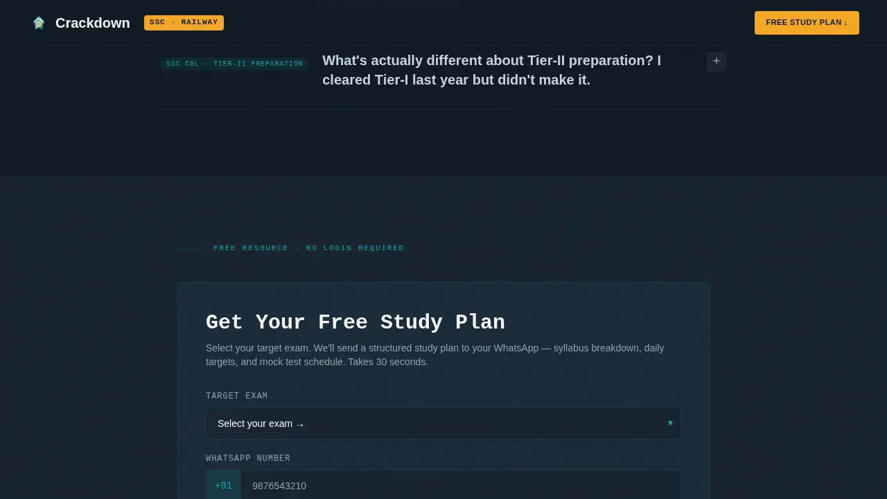 High-Stakes Exam Coaching Landing Page Template