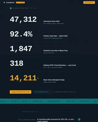 High-Stakes Exam Coaching Landing Page Template