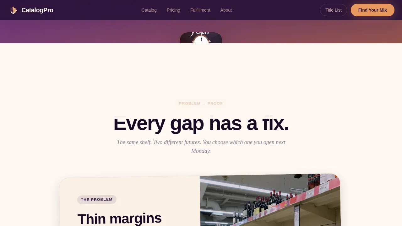 Luxe Wholesale Books & Media Landing Page Template