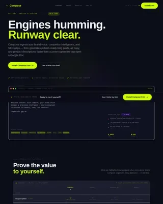 AI for SaaS B2B Reviews & Social Proof Website Template