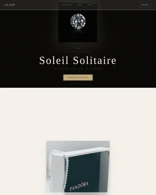 Specialist Classic Fashion Pricing & Packages Website Template