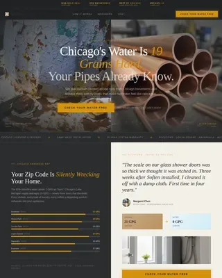 Premium Water Softening | Free Website Template | Rocket