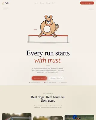 Advanced Pet Training & Behavior Appointment Booking Website Template