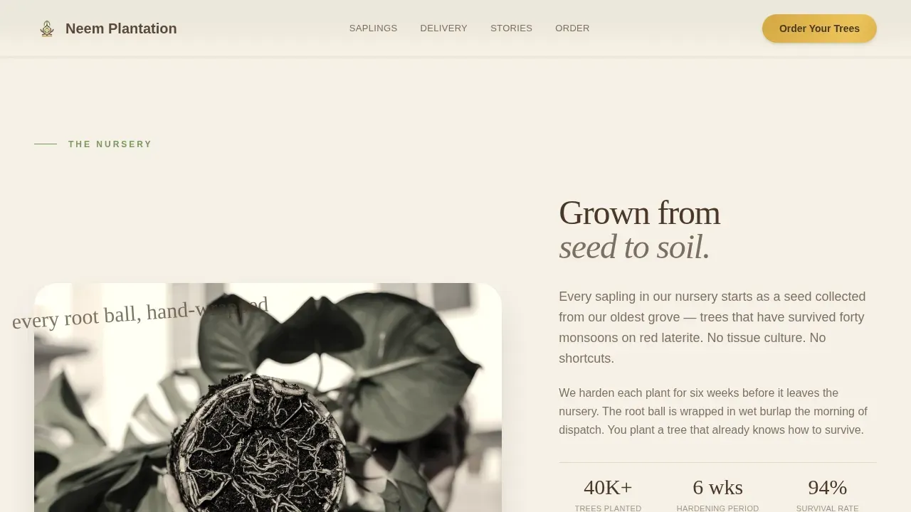 Specialty Farming Reviews Website Template