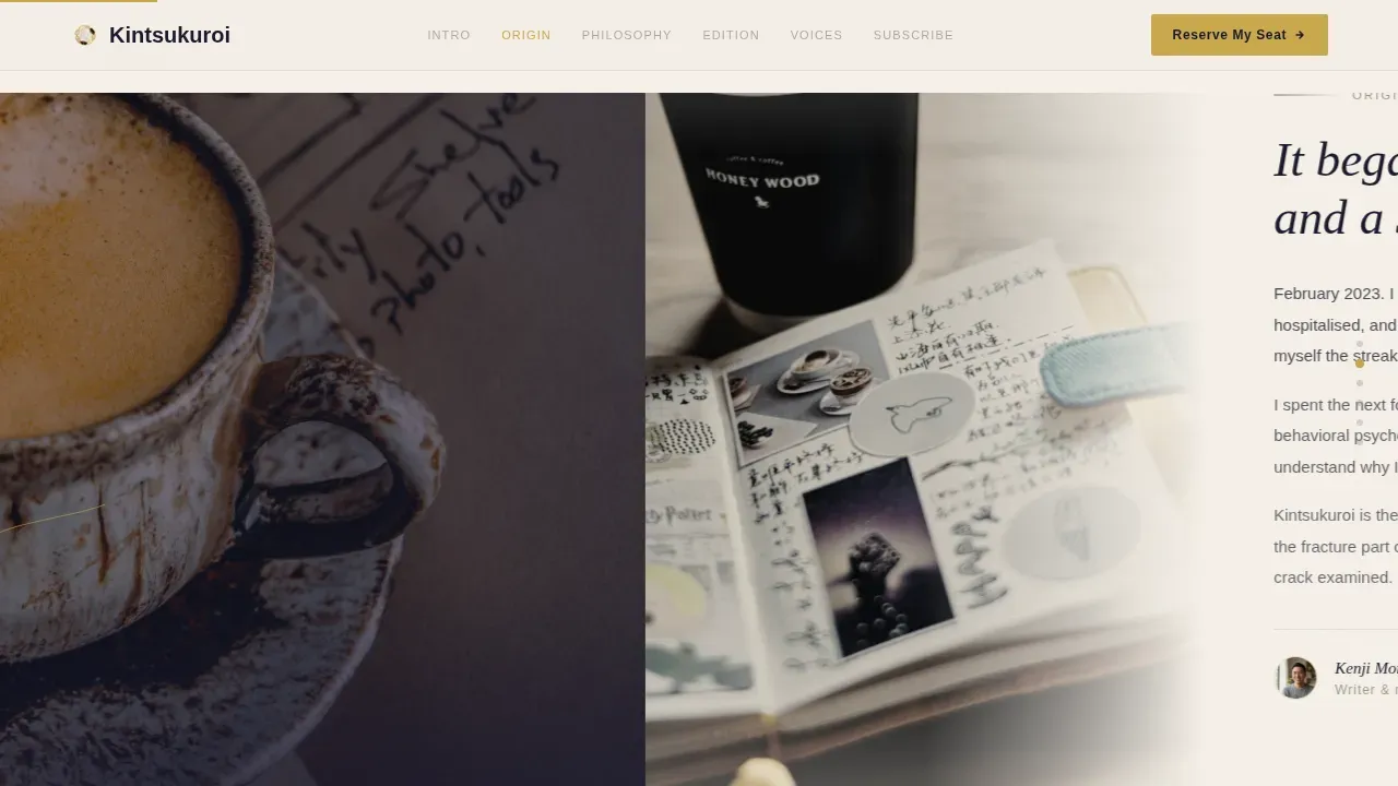 Daily Habit Newsletter Landing Page Template