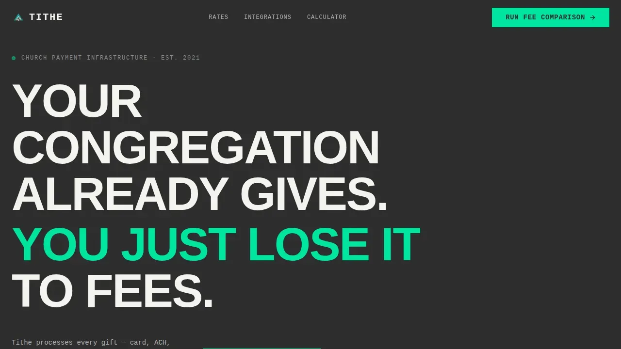 Church & Religious Software Pricing Website Template