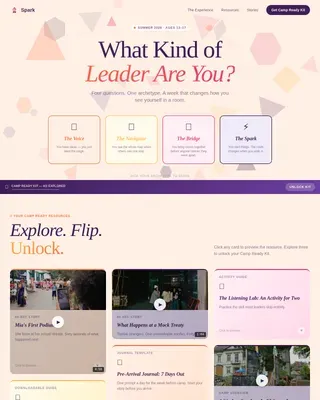 Certified Summer Camp & Outdoor Program Professional Website Template