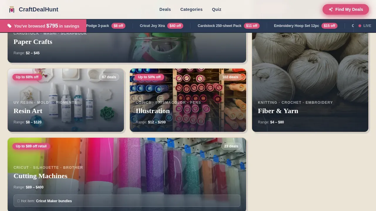 Instant Craft Marketplace Landing Page Template