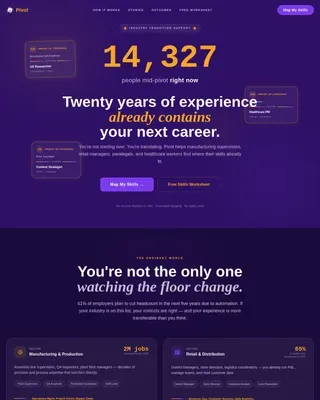 Empowering Career Coaching Landing Page Template