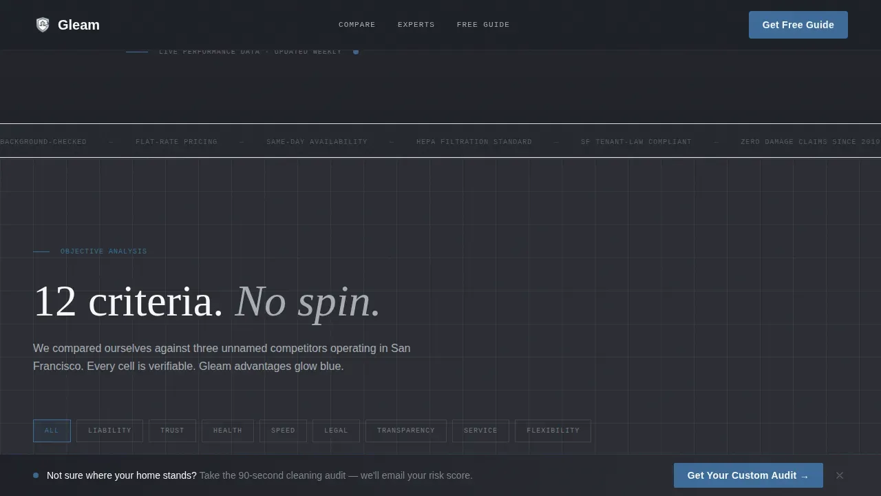 Precision Residential Cleaning | Free Website Template | Rocket