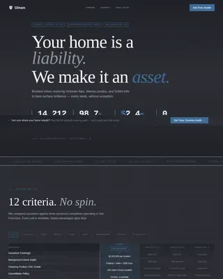 Precision Residential Cleaning | Free Website Template | Rocket