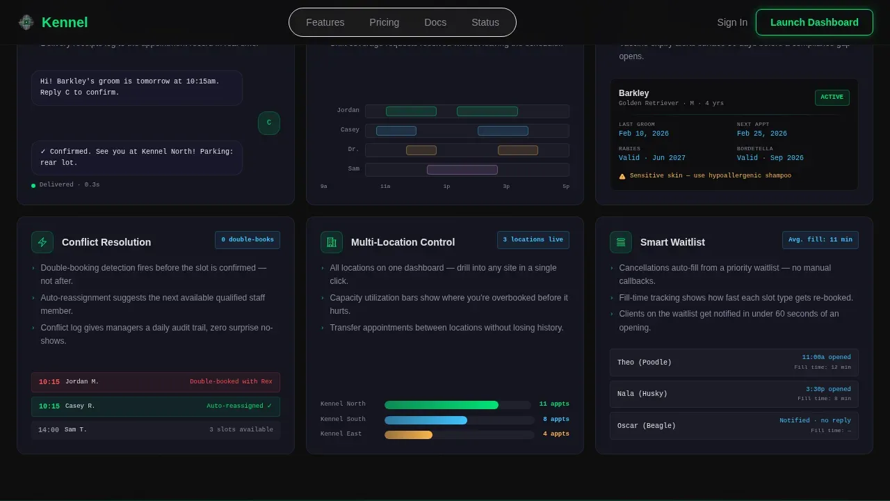 Kennel Professional Website Template 2025x