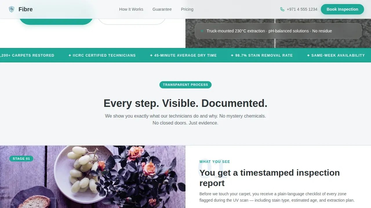 Proven Carpet Restoration | Free Website Template | Rocket