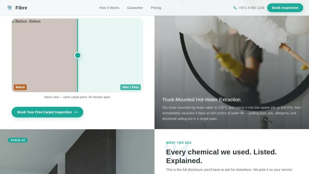 Proven Carpet Restoration | Free Website Template | Rocket