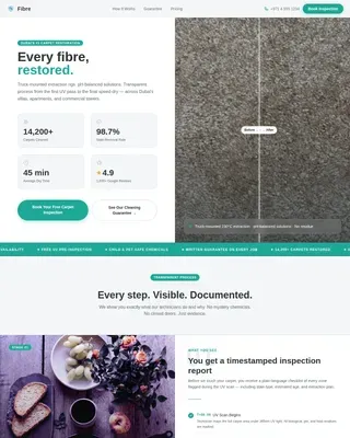 Proven Carpet Restoration | Free Website Template | Rocket