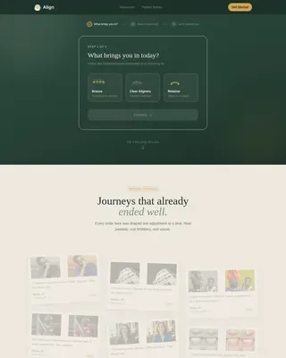 Orthodontic Patient Portal & Intake Website Template