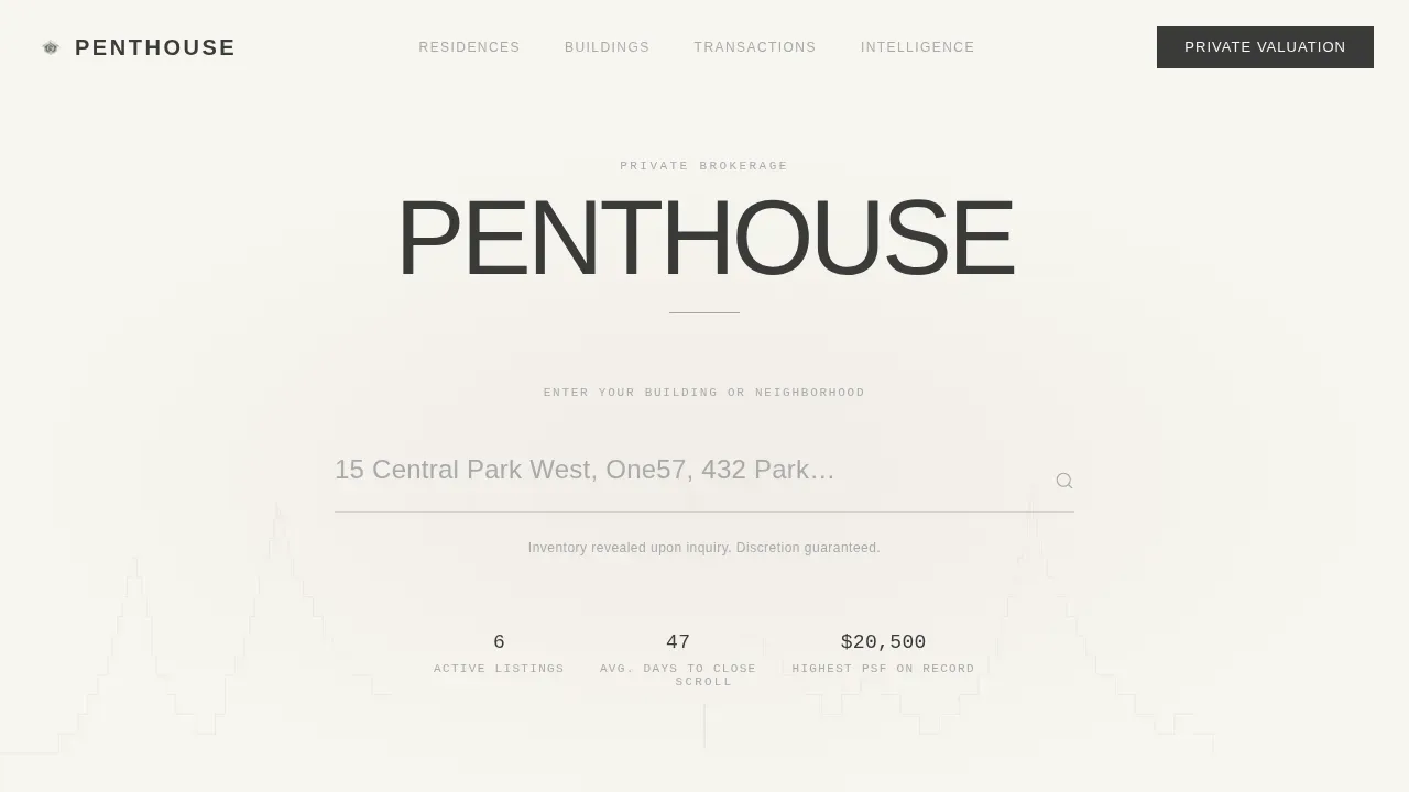 Curated Luxury Sales Landing Page Template