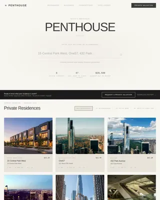 Curated Luxury Sales Landing Page Template