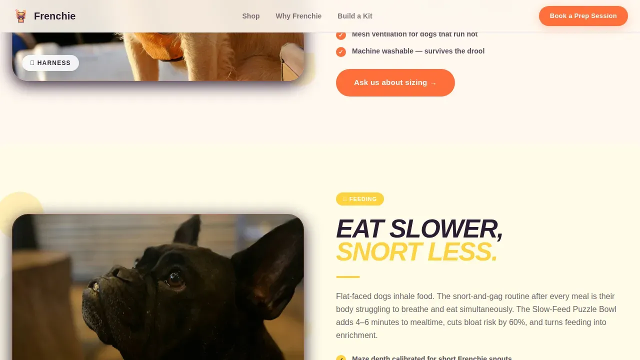 Playful Puppy Essentials Landing Page Template