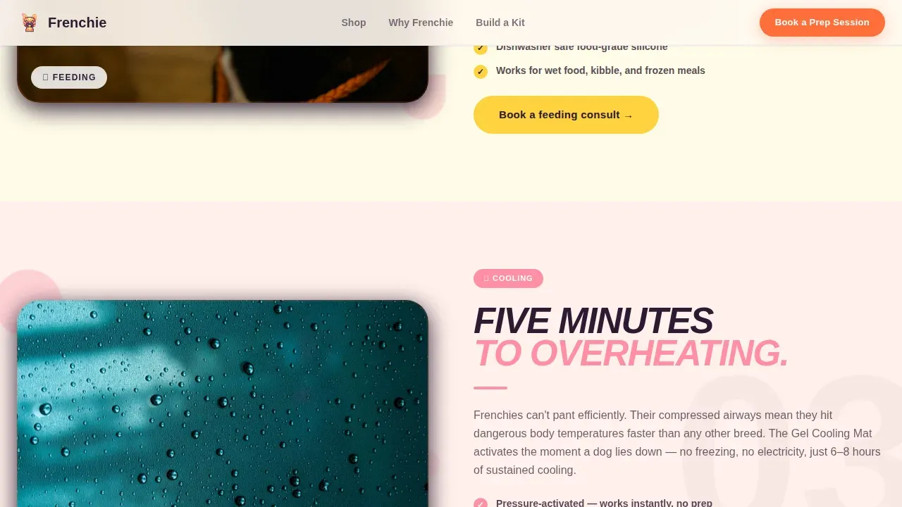 Playful Puppy Essentials Landing Page Template