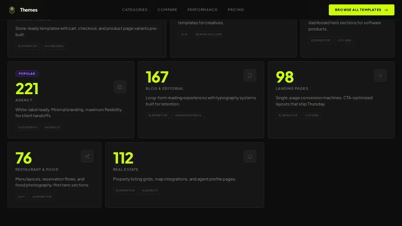 Discover High-Performance WordPress Template Library | Free Website Template | Rocket