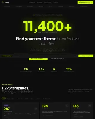 Discover High-Performance WordPress Template Library | Free Website Template | Rocket