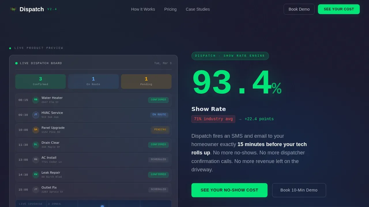 Smart Home Services Reminder Landing Page Template