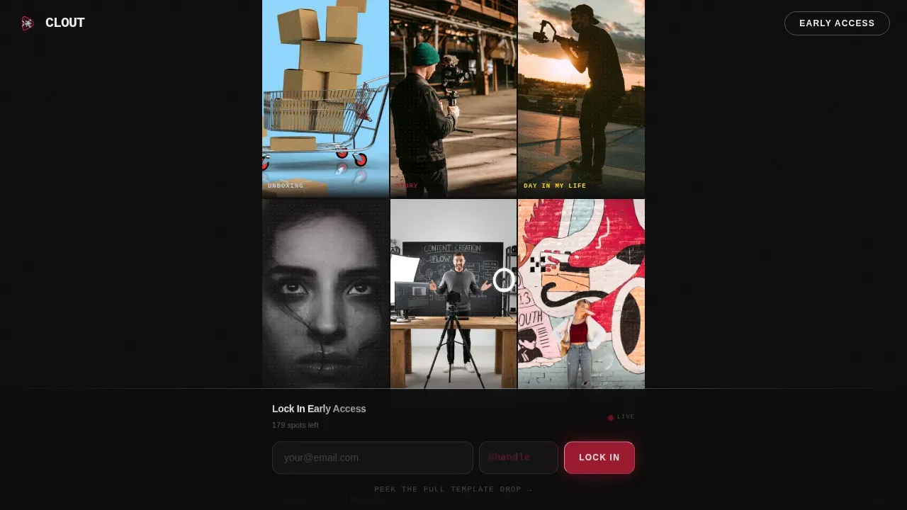 Scroll-Stopping TikTok Cover Photo Landing Page Template