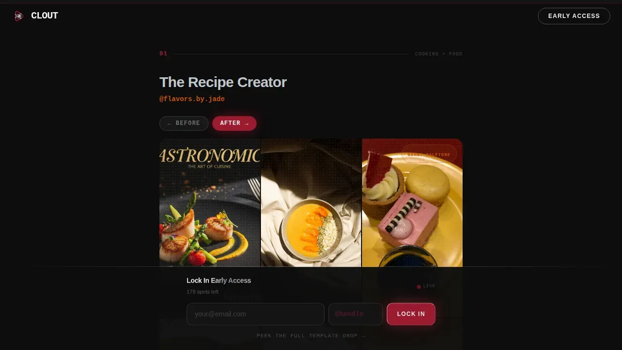 Scroll-Stopping TikTok Cover Photo Landing Page Template