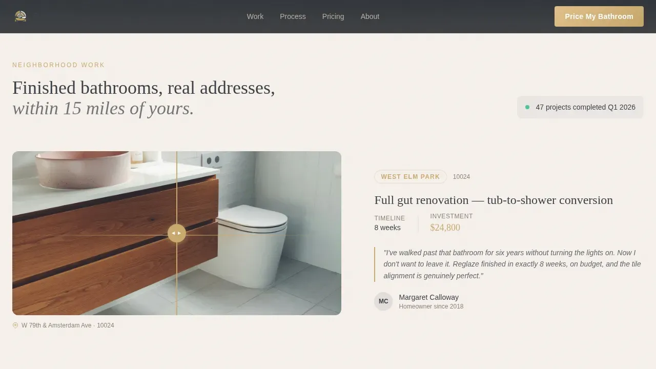 Kitchen & Bathroom Remodeling Professional Website Template