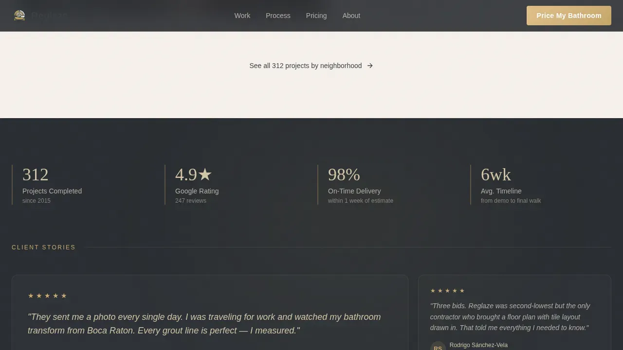 Kitchen & Bathroom Remodeling Professional Website Template